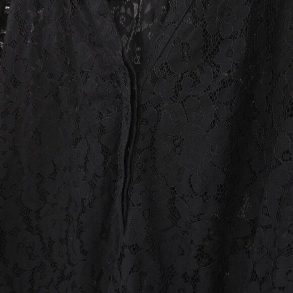 Torrid lace Harper top Size 4X black semi-sheer - Picture 9 of 13